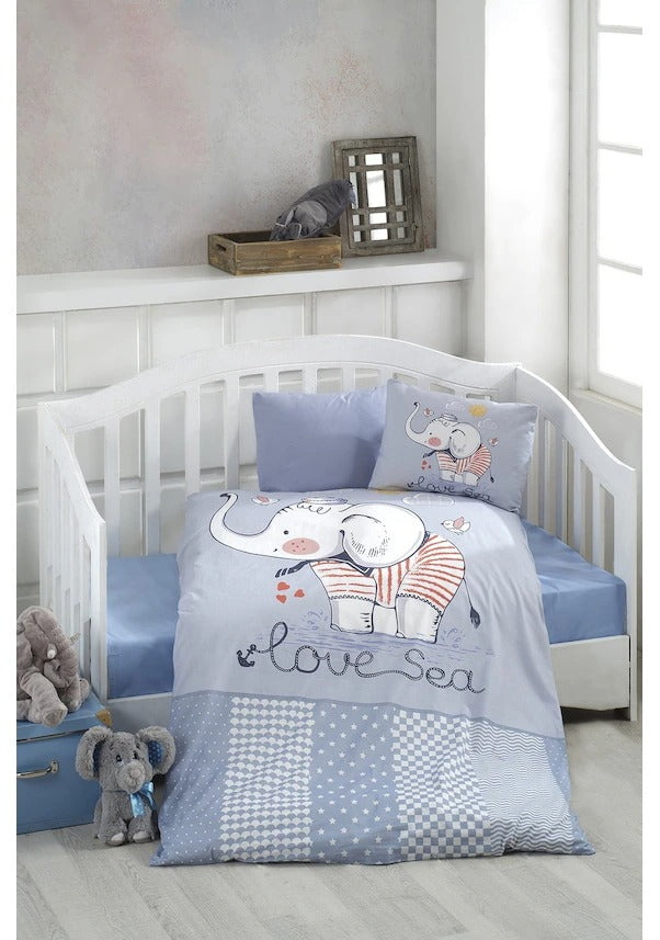 Baumwolle Baby Bettbezug Set Digital bedruckte 3D