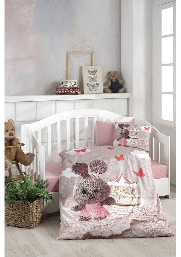 Baumwolle Baby Bettbezug Set Digital bedruckte 3D