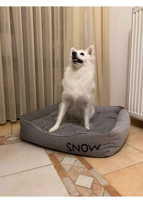 Personalisierbares Hundebett für mittelgroße Hunde