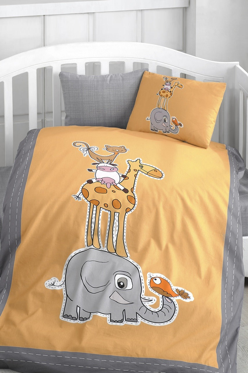 Baumwolle Baby Bettbezug Set Digital bedruckte 3D