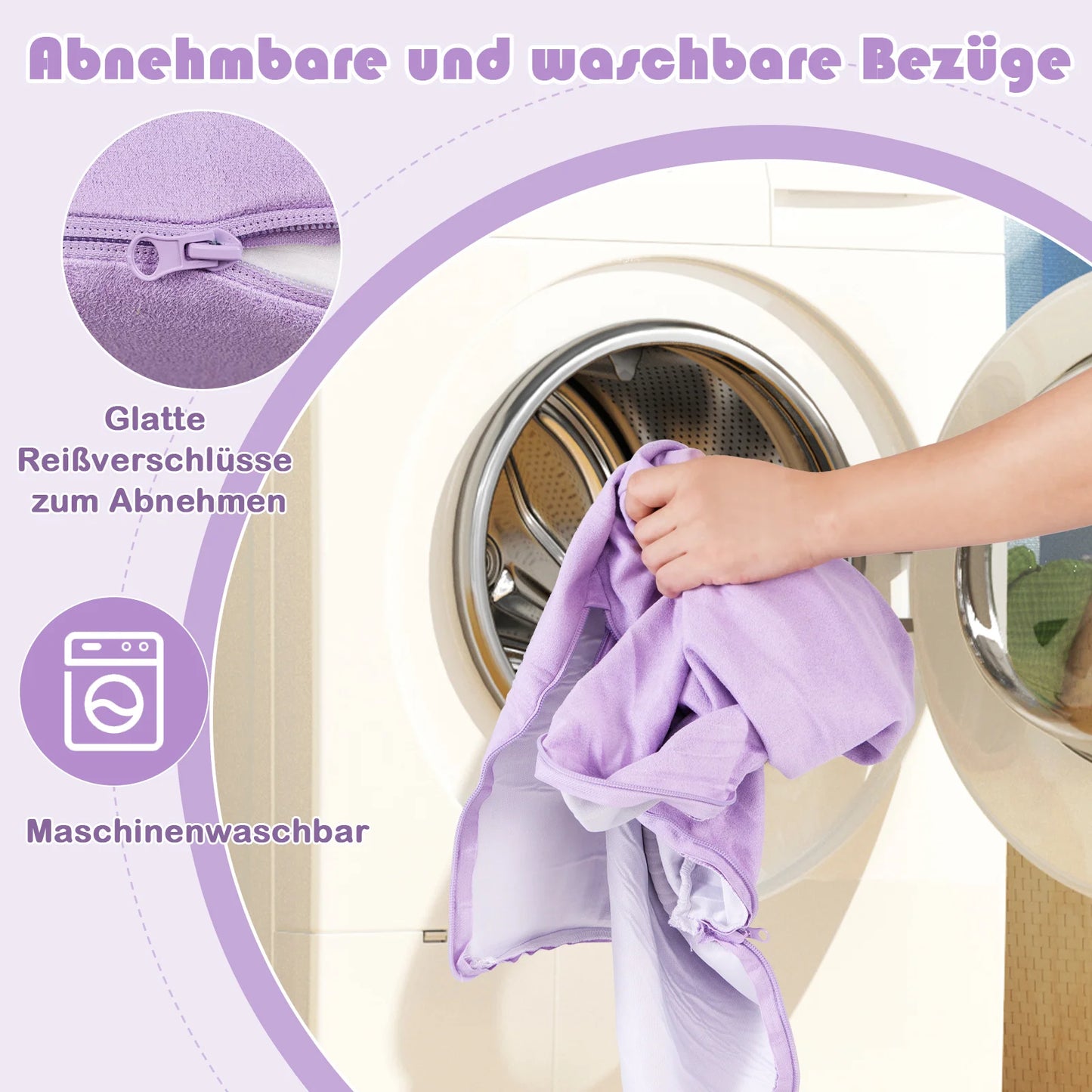 8-teiliges Modulares Kindersofa – Spielen, Entdecken & Entspannen