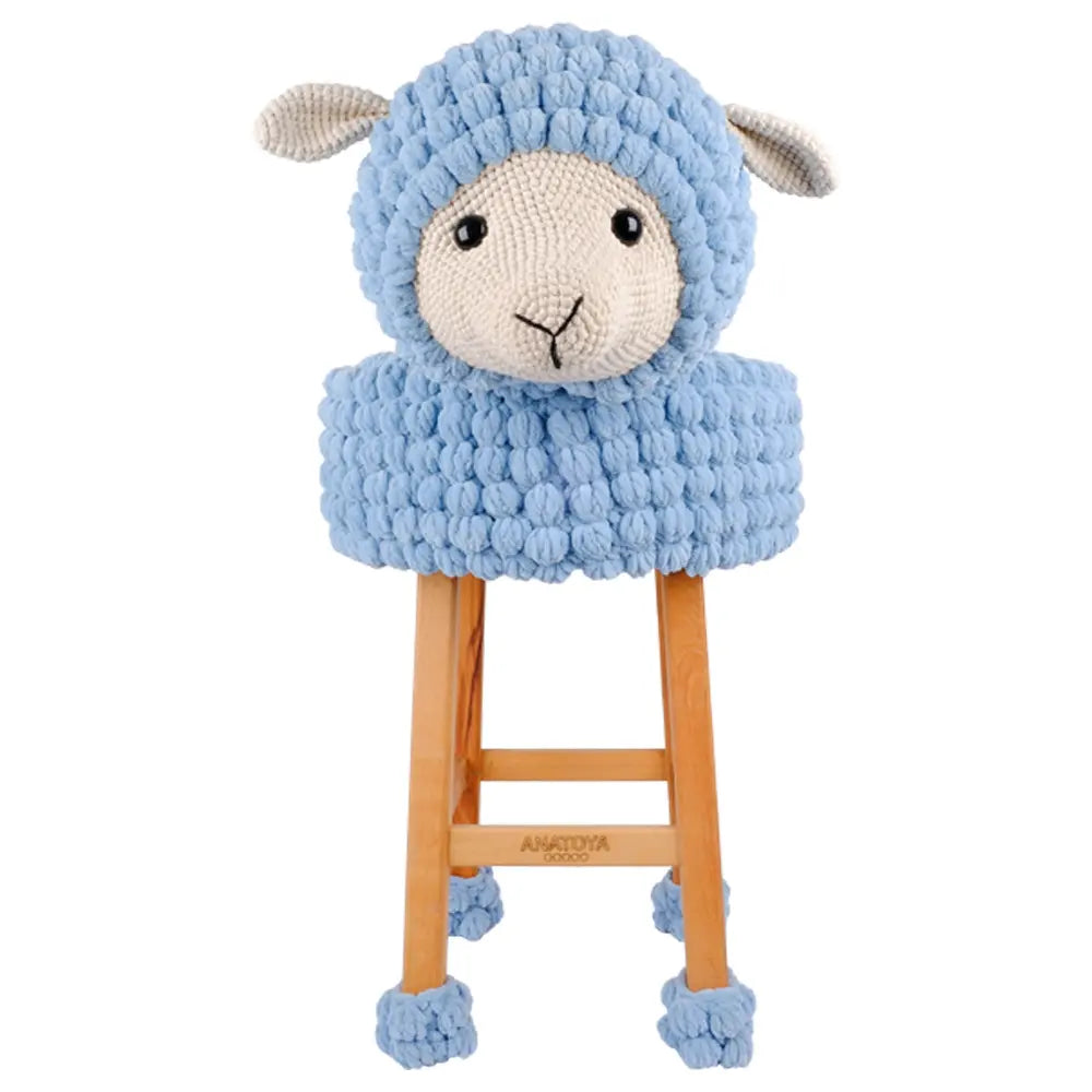Amigurumi Schaf Stuhl - Blau 🐑🪑