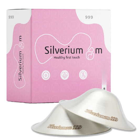 Silveriumom Silber-Brustwarzenkappen