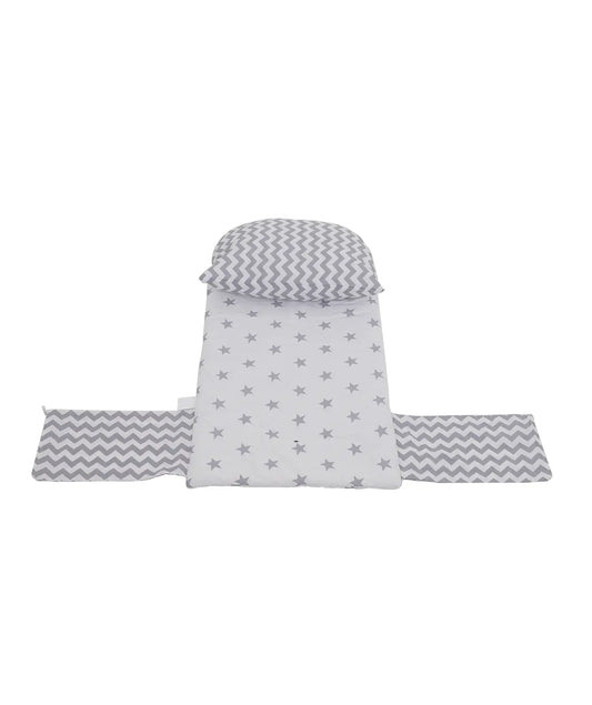Wickelunterlage-Set mit Tasche – Weiß
