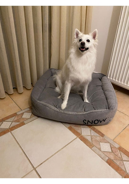 Personalisierbares Hundebett für mittelgroße Hunde