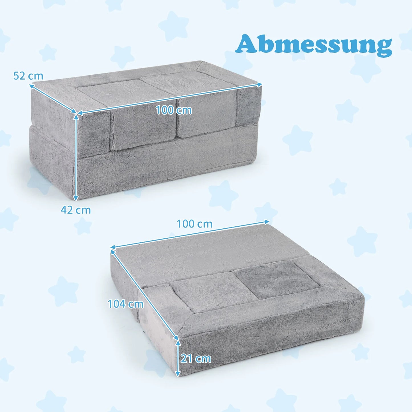 Kindersofa aus Schaumstoff – Modular, Gemütlich & Kreativ