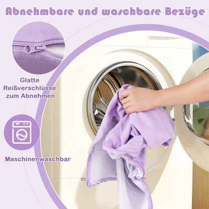 8-teiliges Modulares Kindersofa – Spielen, Entdecken & Entspannen
