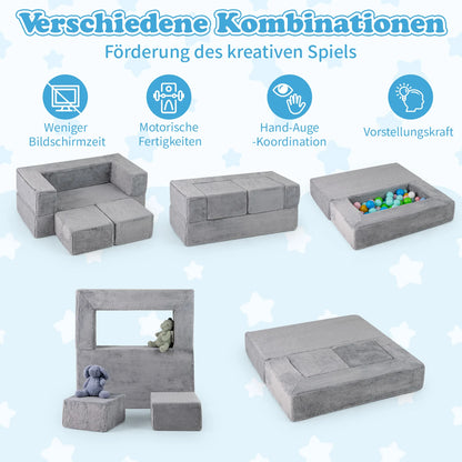 Kindersofa aus Schaumstoff – Modular, Gemütlich & Kreativ