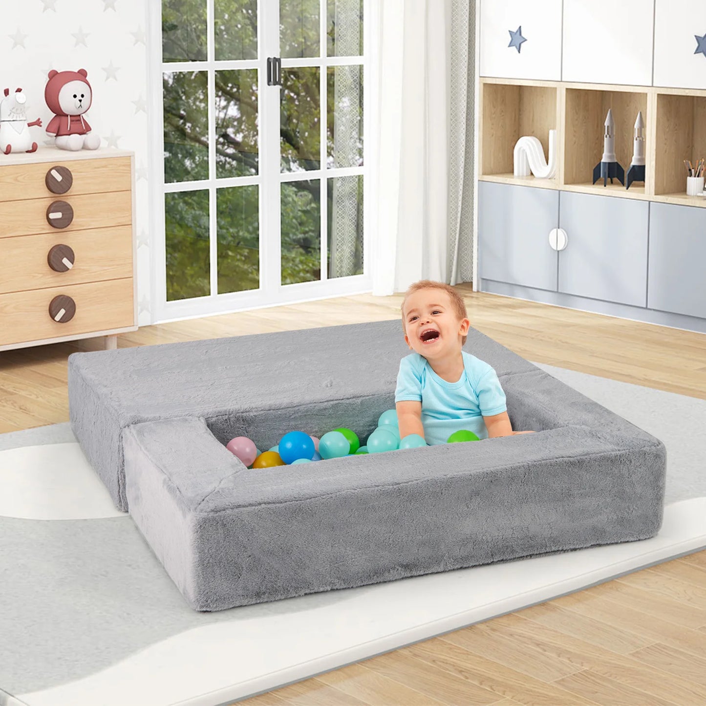 Kindersofa aus Schaumstoff – Modular, Gemütlich & Kreativ