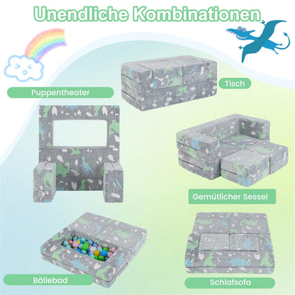 Magisches Kinder-Sofa – Leuchtet im Dunkeln & fördert die Kreativität