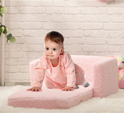 2-in-1 Kindersofa – Kuschelig, Praktisch & Sicher