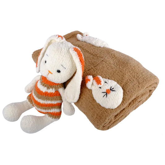 Amigurumi Bella Kaninchen Set - Braun 🐰🍂