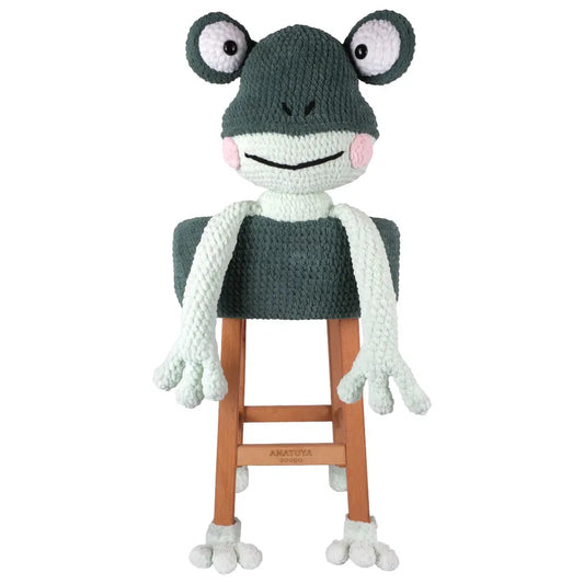 Amigurumi Frosch Spielzeug und Stuhl 🐸🪑