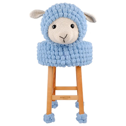 Amigurumi Schaf Stuhl - Blau 🐑🪑